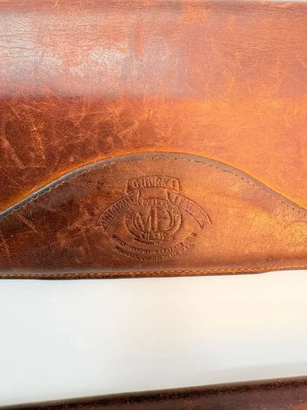 Vintage Ghurka Collection Genuine Leather Wallets Checkbook Covers Lot 4